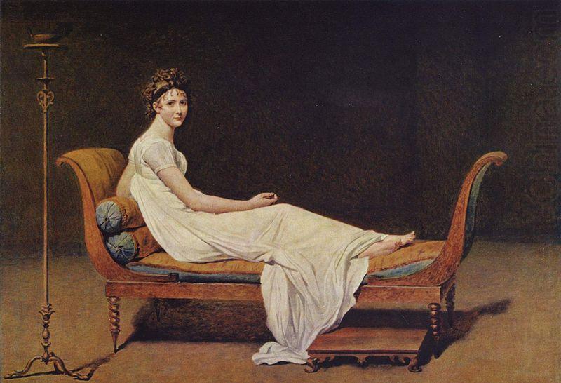 Portrait of Madame Recamier, Jacques-Louis David